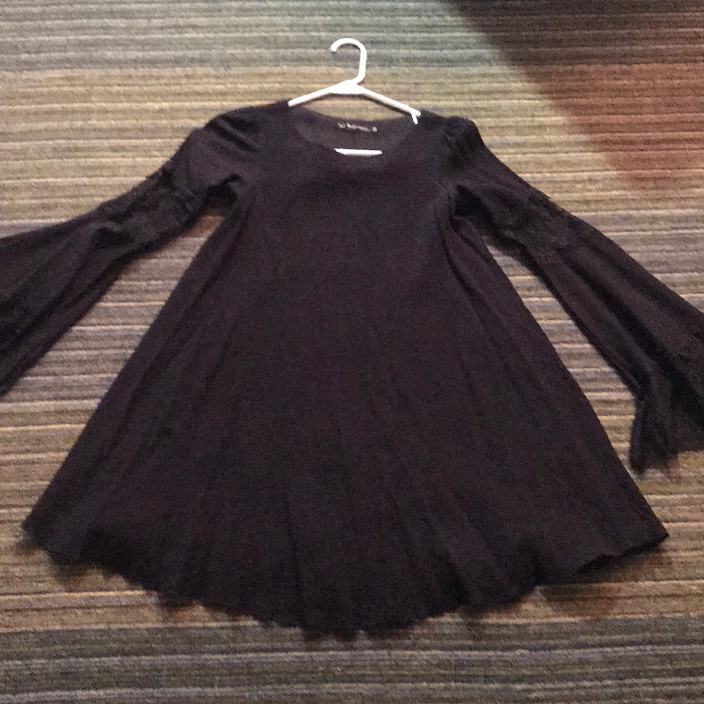For Love and Lemons black baby doll dress